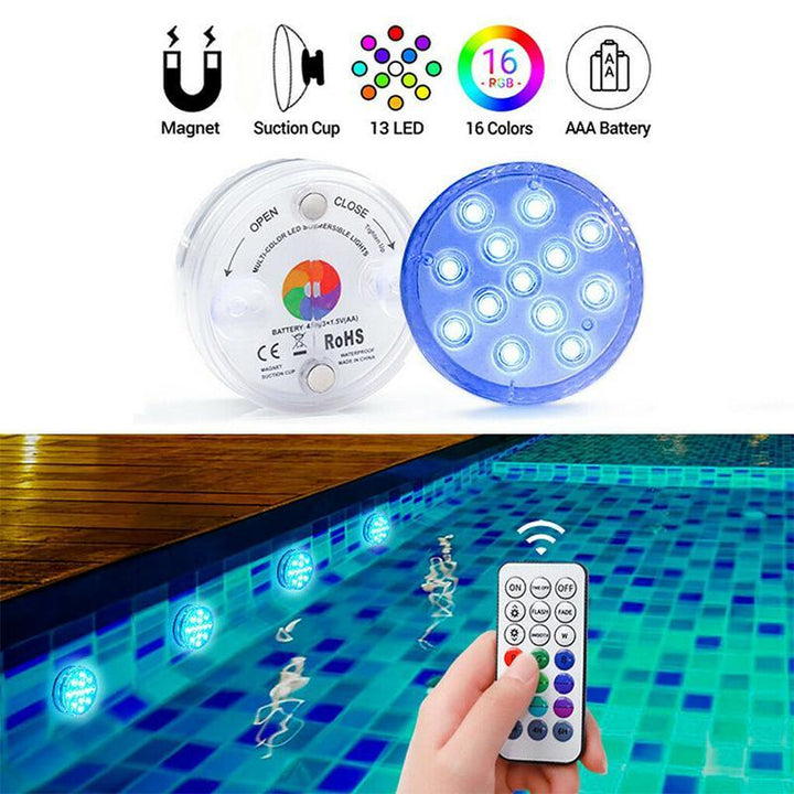 skorter | Remote Control Waterproof Magnet Suction Cup LED Light