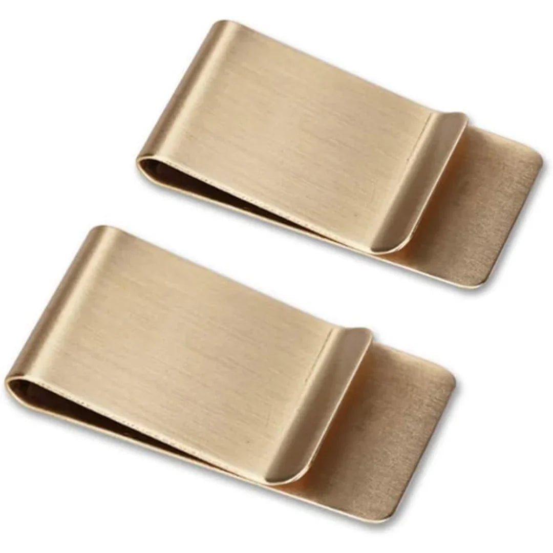Skorter | Elegant Stainless Steel Card Holder & Money Clip - 2-Pack