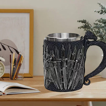 skorter | Creative Stainless Steel Medieval Cup Jug For Beer Coffee