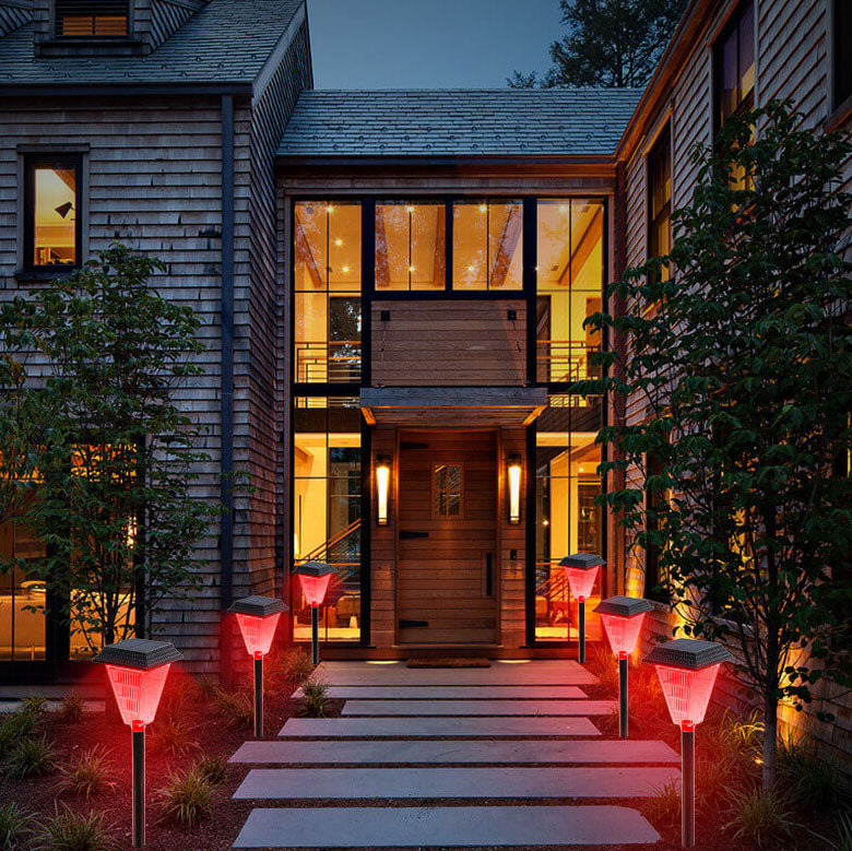 Skorter | Solar Flame Lawn Light LED Outdoor Ground Lawn Stake Light