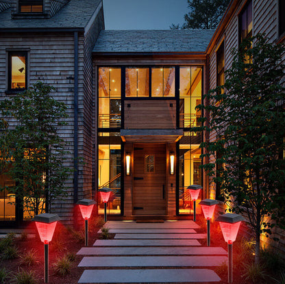 Skorter | Solar Flame Lawn Light LED Outdoor Ground Lawn Stake Light