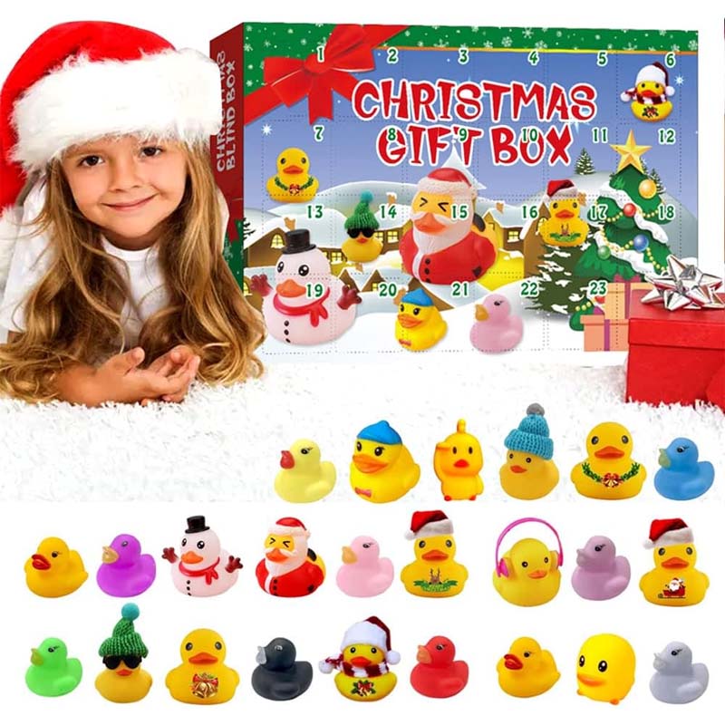 Skorter | 24 Piece Christmas Rubber Duck Advent Calendar