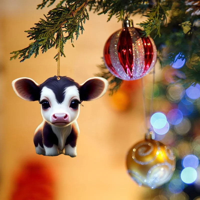 Skorter | Cartoon Cow Decorative Ornament