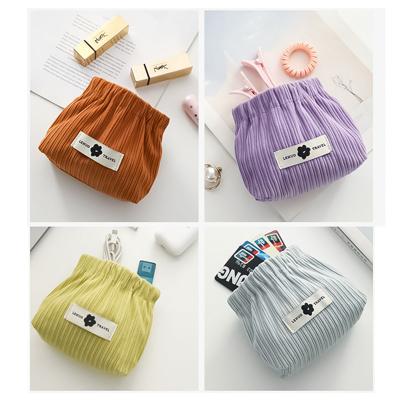 Skorter | Corduroy Elastic Hair Tie Organizer