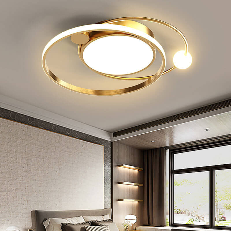 Skorter | Nordic Round Circle LED Ceiling Light flush mounted