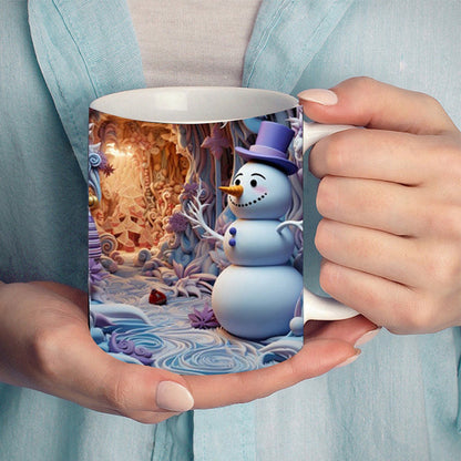 skorter | 3d Christmas Snowman Mug