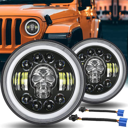 Skorter | 7 Inch Skull LED Headlight