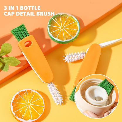 Skorter | 3 in 1 Cup Lid Cleaning Brush