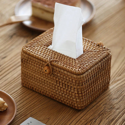 Skorter | Bespoke Rattan Tissue Box