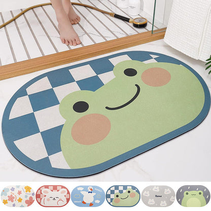 skorter | Cute Cartoon Bathroom Super Absorbent Quick Drying Mat