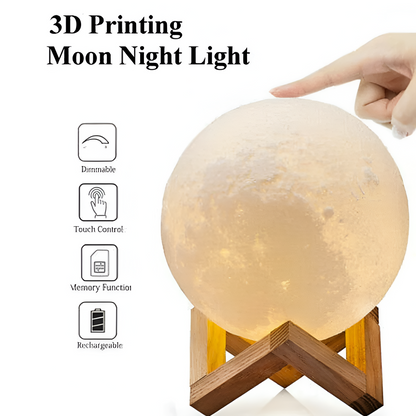 Skorter | Control 16 Colors Moon Lamp with Remote Control