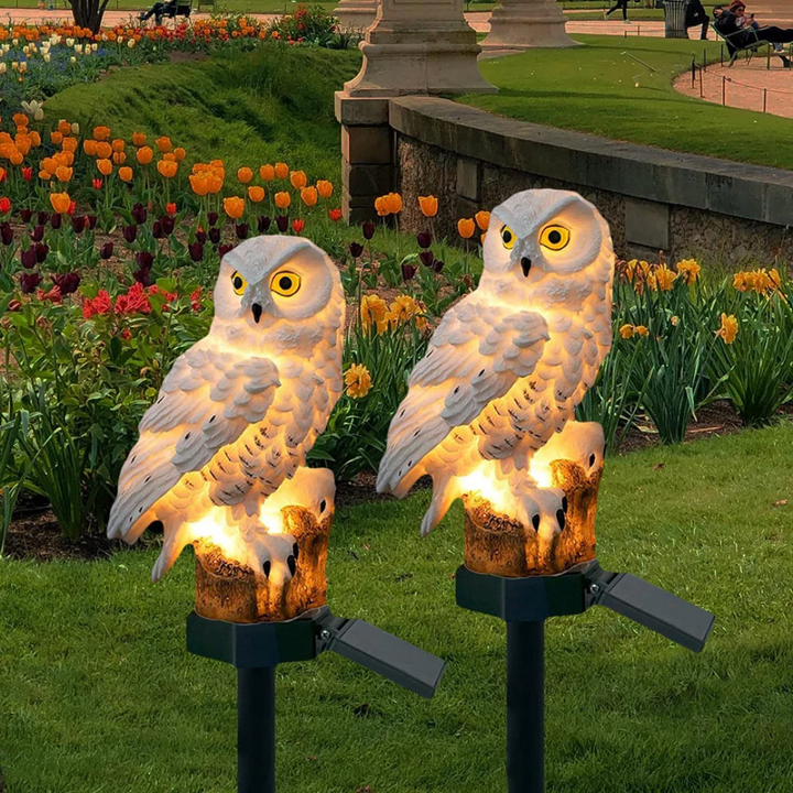 Skorter | Solar Garden Lamps – Owl Design Outdoor Lighting with Solar Energy