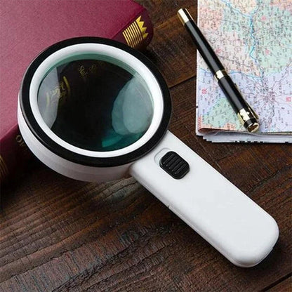 Skorter | 30x optical magnifying glass with LED light
