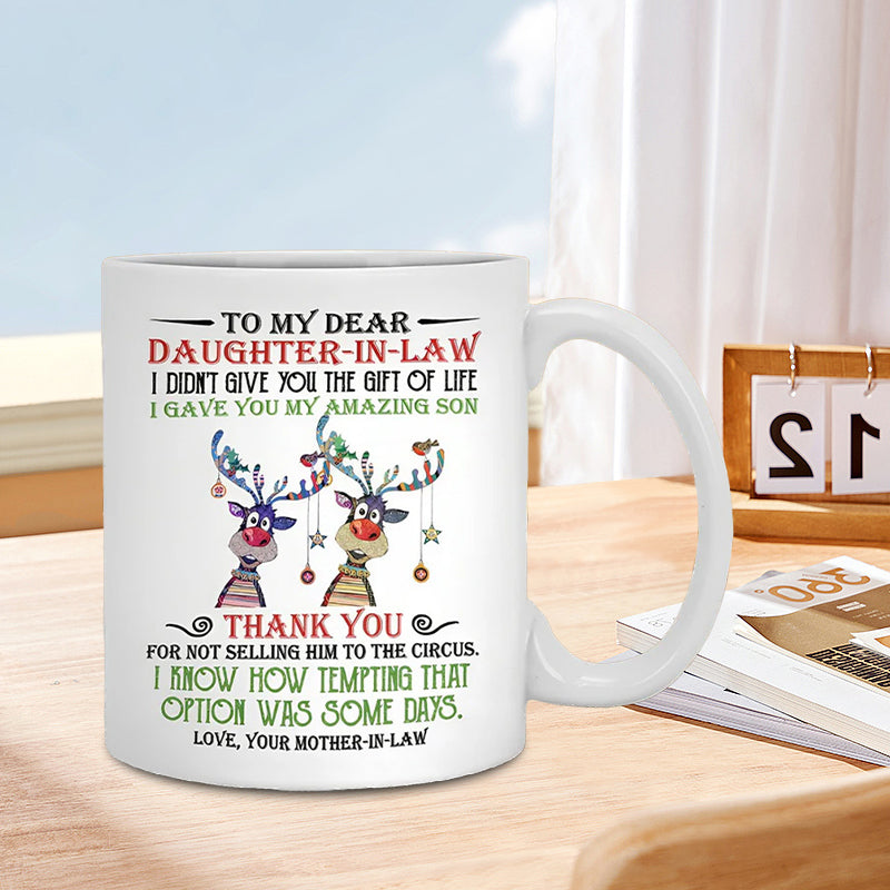 Skorter | I have given you my amazing son - Best gift for daughter-in-law mugs