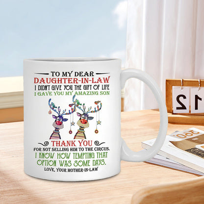 Skorter | I have given you my amazing son - Best gift for daughter-in-law mugs