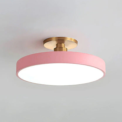 Skorter | Modern LED Semi Flush Mount Ceiling Light | Energy-Saving. Durable Design for Hallway. Dining Room & Living Room