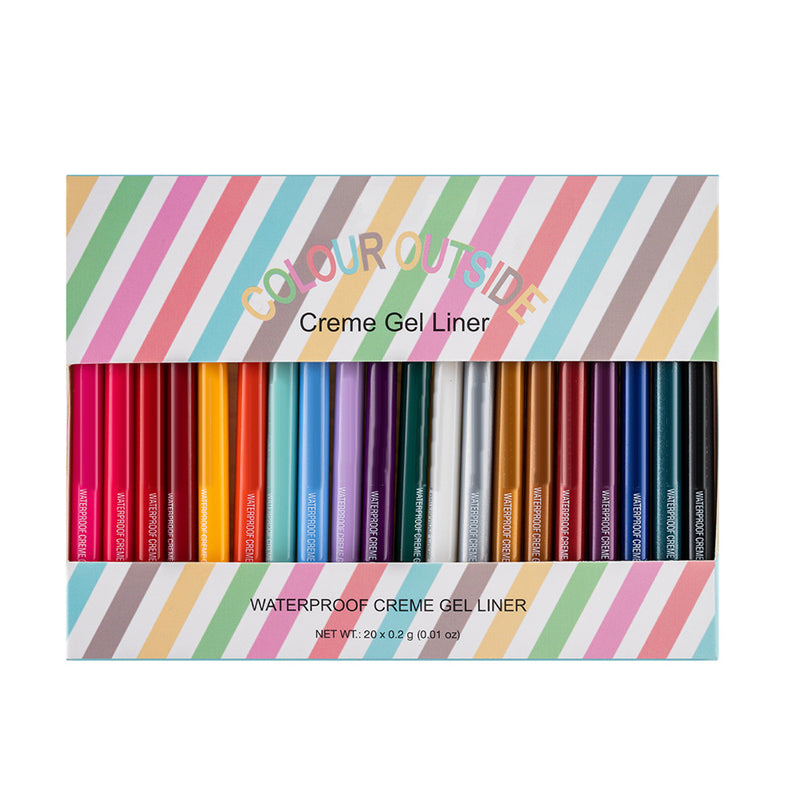 Skorter | 20 PCS Colorful Eyeliner Pencil Set