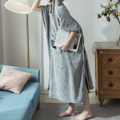 skorter | Girl soft cotton fleece robe