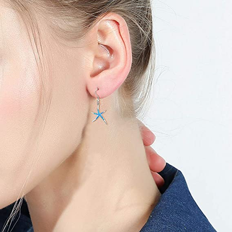 Skorter | Starfish Earrings with Rings