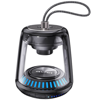 Skorter | Mini Wireless TWS Speaker, with Bluetooth5.0, Stereo Sound, IPX6 Waterproof & Cool Light, for Car, Home, Office & More (1-Pack)