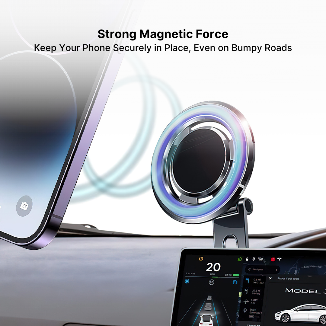 Skorter | Rated Magnetic Car Phone Holder with Adjustable Stand - Best Auto Phone Mount for iPhone
