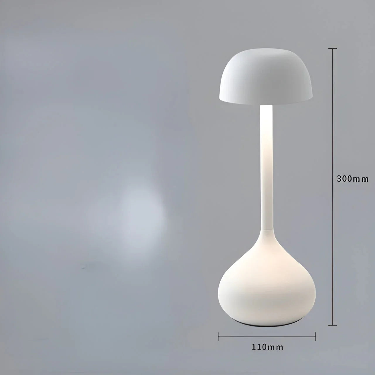 Skorter | Cordless Dimmable Mushroom Table Lamp