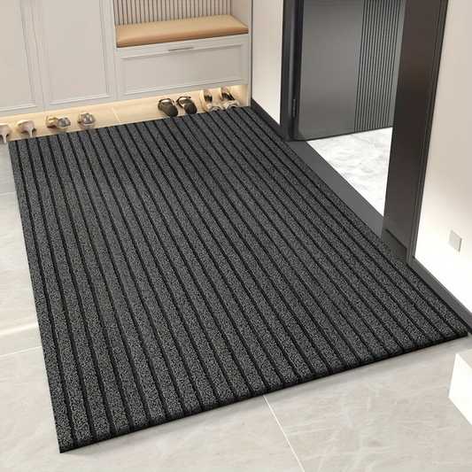 Skorter | All-Season Weather-Resistant Doormat – Durable Striped Floor Mat, Non-Slip, Stain and Fade Resistant, Low Profile Mat for Indoor and Outdoor