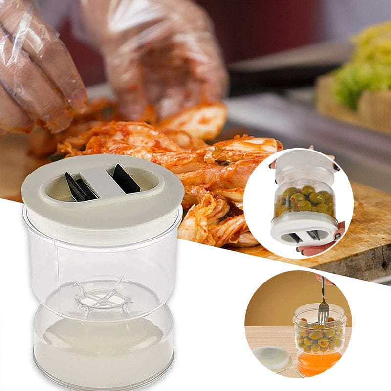 skorter | Dry and Wet Dispenser Jar with Strainer Flip