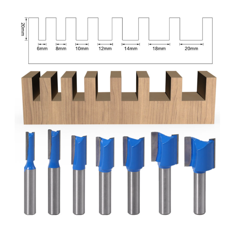 Skorter | 8mm Shaft Wood Boring Cutter Bits Set