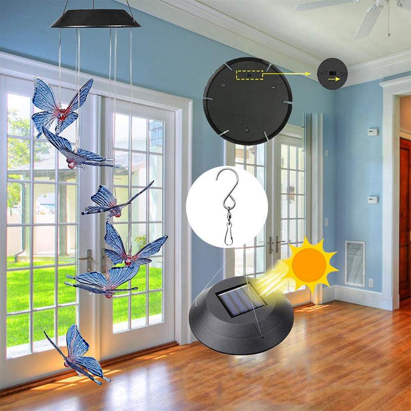 Skorter | Solar-powered butterfly lights