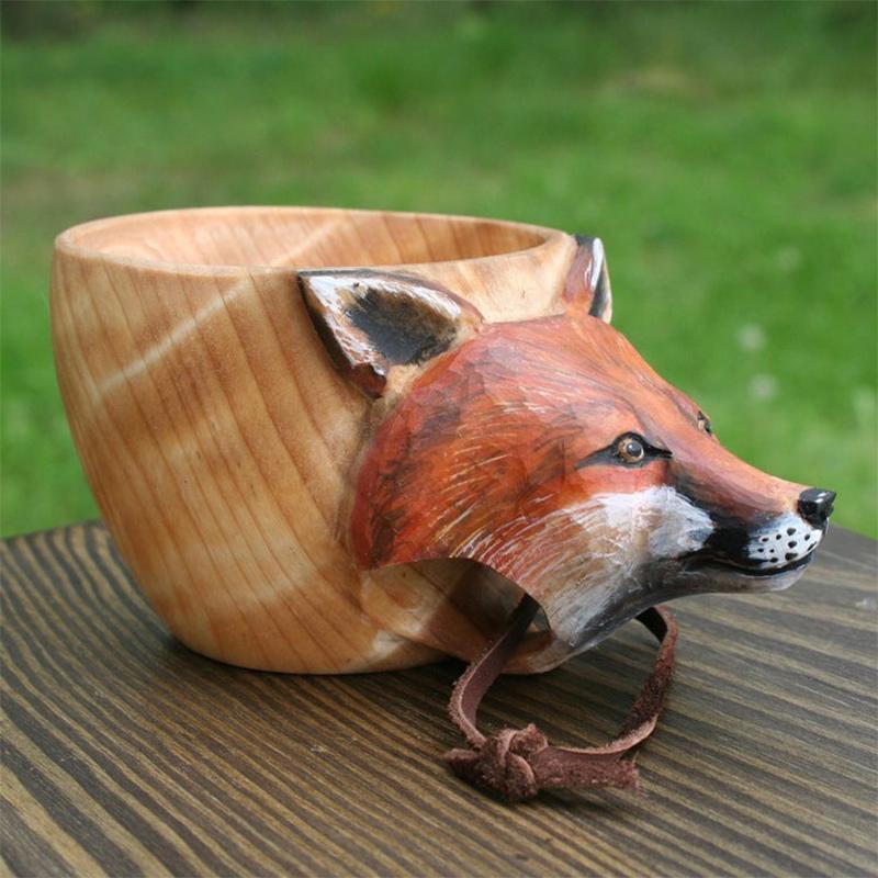 Skorter | Animal Outdoor Wooden Cup