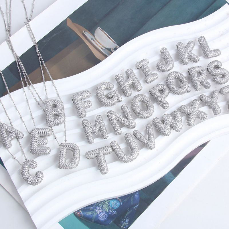 Skorter | Alphabet-Diamond-Pendant-Necklace