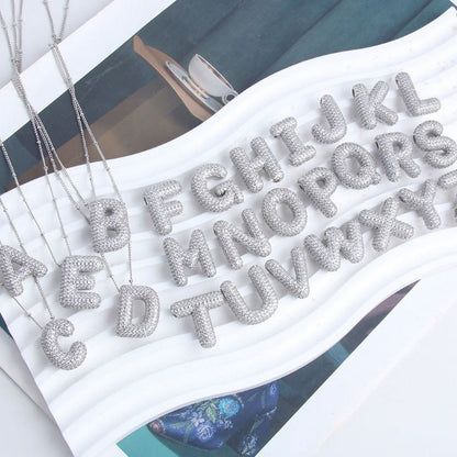 Skorter | Alphabet-Diamond-Pendant-Necklace