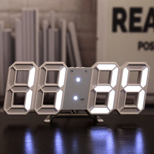 Skorter | LED-Digital Wall Clock - Temperature and Alarm