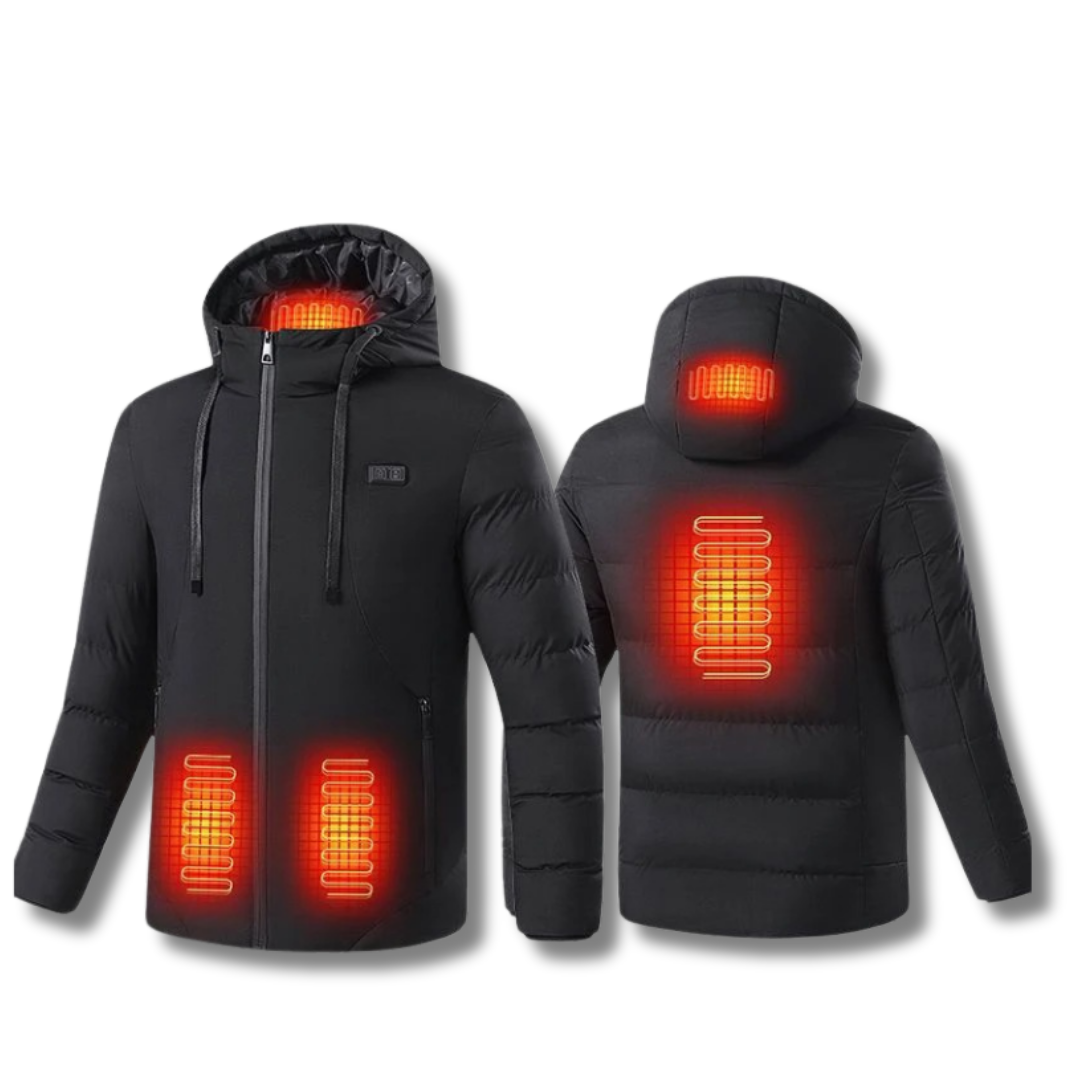 Skorter | Heated Puffer Jacket – Rechargeable Heated Jackets with Battery Pack, Best Heated Winter Coat for Men & Women UK