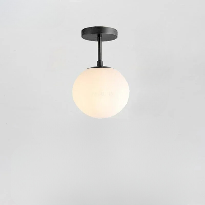 Skorter | NordLux LED Glass Ceiling Light – White Globe