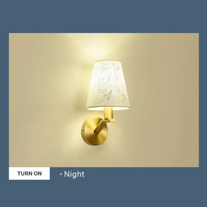 Skorter | Light Bloom - Modern Fabrics Dome Wall Lamp