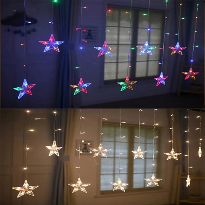 Skorter | FestiveGlow - Star and Moon Shaped Garland for Party Decoration