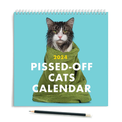 skorter | 2024 Pissed-Off Cats Wall Calendar