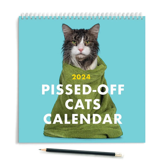 skorter | 2024 Pissed-Off Cats Wall Calendar