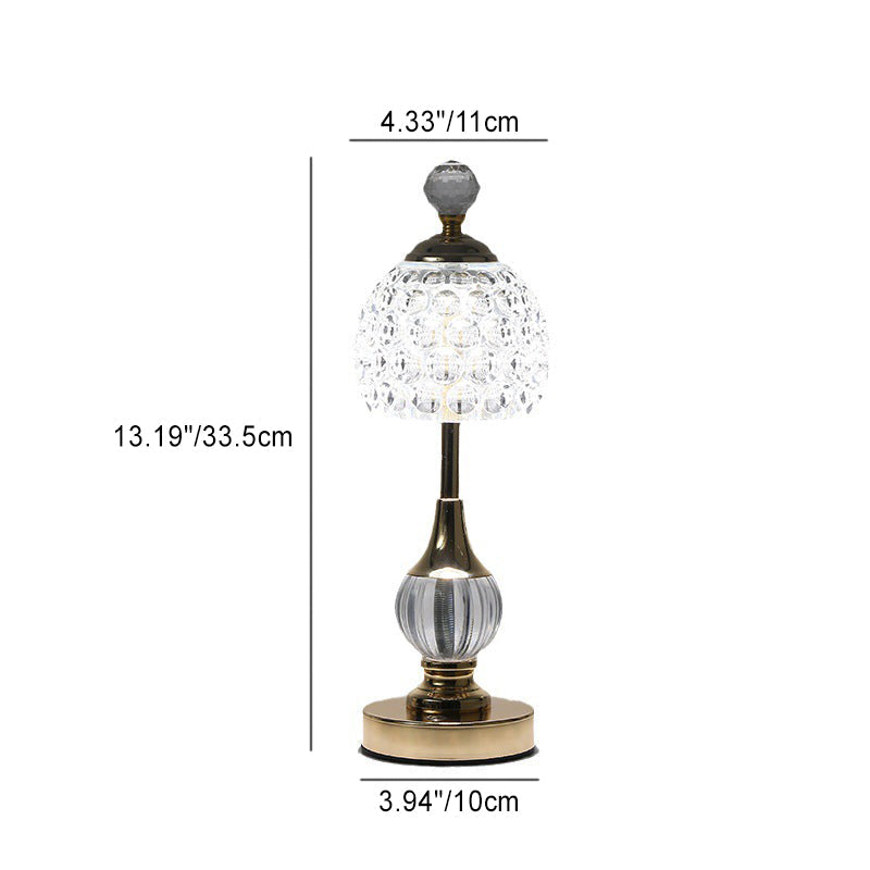 Skorter | Modern Creative Pineapple Metal Acrylic USB LED Table Lamp for Bedroom