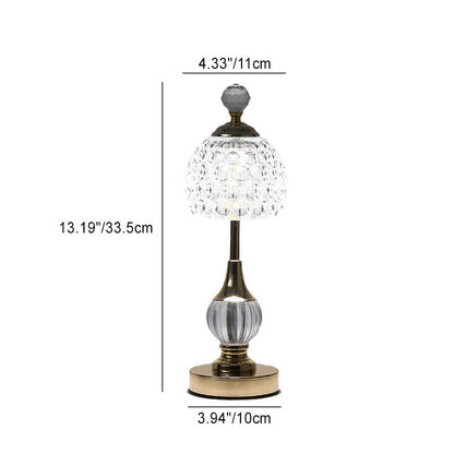 Skorter | Modern Creative Pineapple Metal Acrylic USB LED Table Lamp for Bedroom