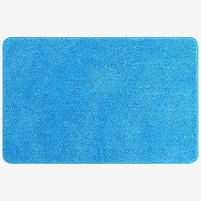 Skorter | Feblilac Solid Color Tufted Bath Mat, Multiple Sizes Bath Mat, Pure Non-Slip Bath Mat