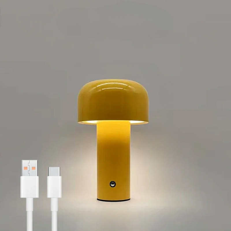 Skorter | Frendorf - Rechargeable Mushroom LED Table Lamp for a Cozy Atmosphere