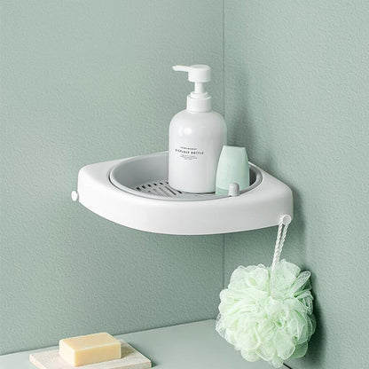 skorter | Bathroom Corner Rotating Shelf