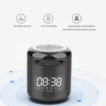 Skorter | Bluetooth Speaker with FM Radio Alarm Clock