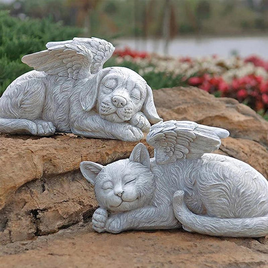 Skorter | Angel Dog and Cat Statue