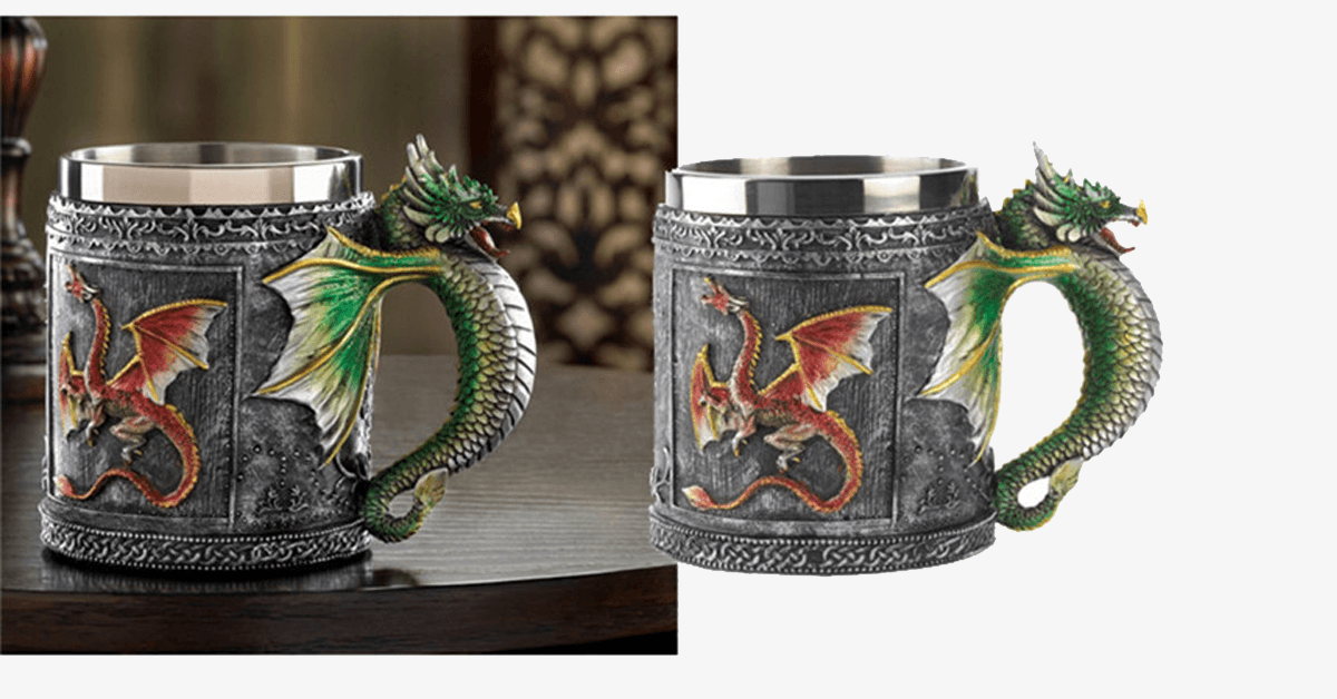 Skorter | 3D Stainless Steel Dragon Mug – Make your kids happier with a funky mug!