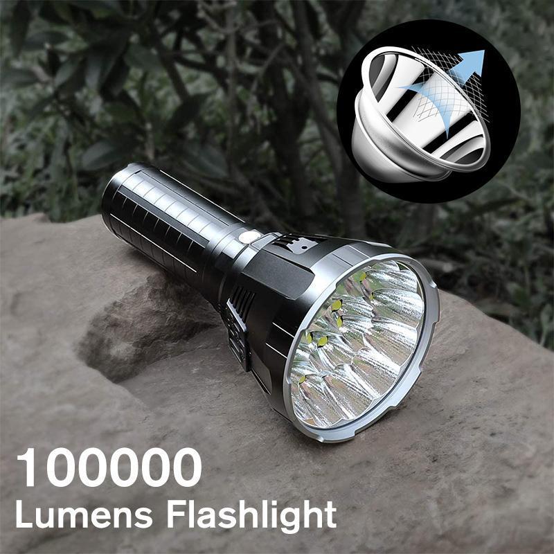 Skorter | 30000-5000 Lumen High Power LED Flashlight, waterproof
