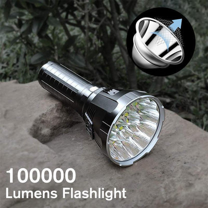 Skorter | 30000-5000 Lumen High Power LED Flashlight, waterproof